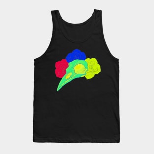 Neon Bird Skull Tank Top